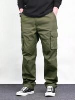 Lymio Cargo for Men | Cotton Cargo Pant | Drawstring Waist Pant (Also Available in Plus Sizes) (46-49) - Image 2