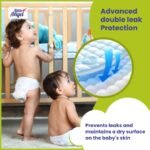 Little Angel Extra Dry Baby Pants Diaper, Extra Large (XL) Size, 56 Count, Super Absorbent Core Up to 12 Hrs Protection & Wetness Indicator, Pack of 1, Over 12kg - Image 6