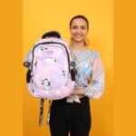 Tinytot 30 Litre, Stylish & Trendy Bag Water Resistant High Storage Heart Star Printed School Backpack College Backpack Travel Backpack Bag for Boys & Girls, 2nd Standard Onwards 18 Inch ; (Blue) - Image 6