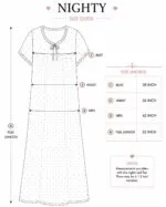 Satin Full Length Nighty for Women, Maroon Maxi Night Gown with Lace Detail, Soft Breathable Fabric, Stylish Night Dress - Image 2