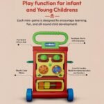 StarAndDaisy Baby Walker/Multipurpose Push Walker for 0-24 Months (Push Walker - Orange) - Image 6
