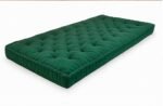 ATOOTFUSION Cotton Floor Mattress, 4 inch Thick Tufted Cushion, 72 x 30 inch, Foldable, Rollable Light Weight Cotton Mattress (Bottle Green) - Image 5