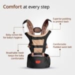 LuvLap Royal Hip Seat Baby Carrier with 4 Carry Positions, Baby Carrier with Hip seat for 6 to 24 Months Baby, Adjustable New-Born to Toddler Carrier, Max Weight Up to 15 Kgs (Black) - Image 6