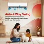 Sharp 0.95 Ton 3 star, New Star Rated,Split AC (4 Way Swing, 100% copper, Hi-Tech Inverter Compressor, 7in1 Convertible, Turbo cool, Dust filter) - AH-SI12V3B-GCN, White - Image 5