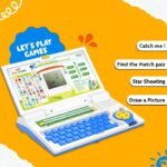 Wembley Educational Kids Laptop Learning Toy for 2-5 Years Boys Girls Computer Toys for 3 Years Fun Activity Learning Alphabet,Letter,Words,Games,Mathematics,Music,Logic Memory Tool - Blue - Image 8
