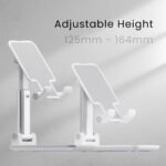 Ambrane Mobile Holding Tabletop Stand, 0-135 Perfect View, Height Adjustment, Wide Compatibility, Multipurpose, Anti-Skid Design (Twistand, White) - Image 6