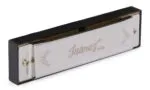 Juarez JRZ10HM Key C Diatonic Blues Harmonica 10 Hole 20 Tones with Case, Mouth Organ for Beginners, Students, Kids & Professionals, Silver - Image 4