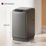 Godrej Smart Choice 7 Kg 5 Star with 5 Years Comprehensive Warranty, AI Tech, Fills Tub At ~0 Water Pressure, Fully-Automatic Top Load Washing Machine (WTEON ALP 70 5.0 FDUN GPGR, Graphite Grey) - Image 8