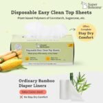 superbottoms Disposable Easy Clean Top Sheets l Diaper Liners l Easy To Dispose l Compatible With Cloth Diaper, Langot & Padded Underwear l Hypoallergenic, Skin-Friendly l Pack of 100 - Image 5