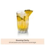 CELLO Glaze Glass Set of 6 Pcs 180ml, Transparent | Freezer & Fridge Safe, Leadfree Dishwasher Safe Toughened Crystal Clear Glasses Set For Drinking Water Juice Milk Cocktail Mocktail Coldrinks & Soda - Image 5