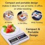 SKADIOO Weighing scale, Weight Machine for Kitchen, Kitchen Weighing Scale,SF-400 Weight Machine for Shop, Food Weighing Scale, Multipurpose Portable Electronic Digital Weighing Scale Weight Machine - Image 5