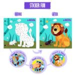Funtad Stickers Mess-Free DIY Art Activity & Story for Kids - Hunt & Match |550+ Stickers Number Matching Story-Based Learning Toy with 10 Boards|Screen-Free Fun| Gift For Boys & Girls Age 5,6,7,8,9,10 yr - Image 3