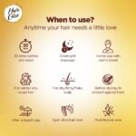 Hair & Care Almond, Vitamin E & B5 Non-Sticky Hair Oil - 500ml | Up to 90% Less Hair Fall | Frizz Control | Smooth & Glossy Hair - Image 6