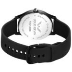 LOUIS DEVIN Silicone Strap Analog Wrist Watch for Men (Black/Blue/Red) | LD-BK054 - Image 4