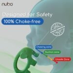 Nubokind Silicone Baby Teether Ring Set | BIS Certified Multi-Textured Soft Chew Toy for Newborn | for 3, 6, 9, 12 Months + BPA Free Teether | Molar Relief Easy Grip | Safe Made in India | Pack of 2 - Image 7