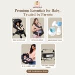 INFANTSO Baby Rocker & Bouncer for 0 to 2 Years (Blue), Portable Rocker for Newborn with Mosquito Net, Calming Vibrations, Soft Music & 3 Hanging Toys, 5-Point Safety Harness - Image 9