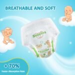 Amazon Brand - Supples Premium Baby Diaper Pants | 84 Baby Diapers | XXL | 15-25 Kg | 42 x 3 Packs | 12 Hrs Absorption | Cushiony Cotton Soft Fabric | Phthalates-Free | Triple Leak Guard - Image 2