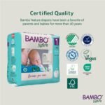 Bambo Nature Premium Baby Tape Diapers for New Born Baby XS Size (2-4 Kgs) - Super Absorbent, Breathable, Extra Soft, Dermatologically Tested, Hypoallergenic Nappies With A Wetness Indicator, 22 Count - Image 4