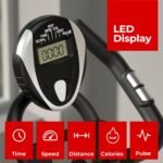 Lifelong Fit Pro Spin Fitness Bike for Home | Exercise Bike for Cardio Workout with 7 KG Flywheel, Adjustable Resistance & LED Display | Cushioned Adjustable Seat | Non-Slip Pedals | Max User Weight 120 KG - Image 2