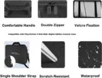 PSS Storage Bag, Hard Travel Carrying Case, Waterproof with Both Side Compartments Travel Accessories Compatible with PlayStation 5 Slim Disk/ Digital Edition Console Case - Image 7