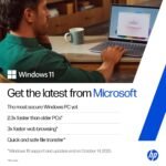 HP 14 Smartchoice, Intel Core Ultra 5 125H 12 TOPS, 24GB DDR5 (Upgradeable) 1TB SSD, Anti-Glare, FHD, 14''/35.6cm,Win11, M365*Office24, Silver, 1.4kg, ep1180tu, FHD Camera w/Shutter, Backlit AI Laptop - Image 10