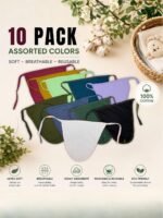 Rigo Baby Cotton Cloth Diapers | Reusable Adjustable Nappy | Pack of 10 - Image 4