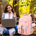 Tinytot 30 Litre Japanese Korean Style School Bag Water-Resistant Laptop & Travel Backpack - Unisex Large 18 Inches Multipurpose Student Backpack for Boys & Girls, Men & Women - Image 8