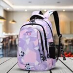 Tinytot 30 Litre, Stylish & Trendy Bag Water Resistant High Storage Heart Star Printed School Backpack College Backpack Travel Backpack Bag for Boys & Girls, 2nd Standard Onwards 18 Inch ; (Blue) - Image 3