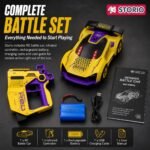 Storio RC Battle Car for Kids 3-12 Years, Remote Control Car with 2 Player Shooting Game, Rechargeable Toy Car with Flip Action, RC Cars for Boys Girls, Birthday Gift - Image 8