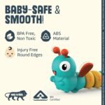 Dancing Caterpillar Wind-Up Toy – Educational Crawling Toy for Toddlers & Babies | Motor Skill & Color Development | Pack of 1 - Image 6