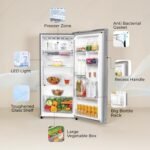 Haier 190 L 4 Star Direct Cool Single Door Refrigerator with Fast Ice Making, Easy Clean Back, Large Vegetable Box (HED-204TDSA-N, Dazzle Steel, 2026 Model) - Image 8