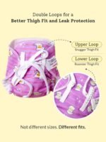superbottoms Premium DryFeel Baby Langot 0-6 months l 100% Cotton Modern Baby Nappy l Mess-free Langot with Gentle Elastics l Super DryFeel Top Layer l Diaper-free Time Essential | 3 Pack - Image 8