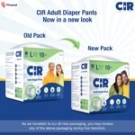 CIR Adult Diaper Pants Style | Adult Diaper Large Size (L)|Waist (90-120cm I 35" - 47") |10 hr Absorption-Protection | Unisex with Wetness Indicator | Odour Control | Goodness of Aloe Vera | 10 Units - Image 8