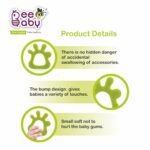 BeeBaby Finger Shape Soft Silicone Teether for 3+ Months with Storage Case, BPA Free Teething Toy for Babies with Textured Surface for Soothing Gums. 100% Food Grade (Finger - Green) - Image 7