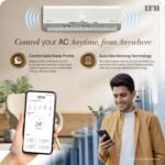 IFB 1.5 Ton 5Star,New star rated,AI Powered Inverter Split Air Conditioner with Inbuilt WiFi,Hybrid Mode, 8in1 Flexi Mode,Heavy Duty Compressor,Self Clean,100% Copper Tubes,CI195SS32SGM3, White - Image 7
