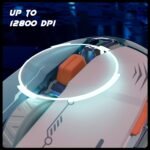 Zebronics Transformer M Plus Wired Gaming Mouse, Up to 12800 DPI, 6 Buttons with a 6-Level DPI Switch, 8 RGB Modes, 1000Hz Polling Rate, 1.5m Detachable Cable, Gaming Grade Sensor (Grey + Blue) - Image 2