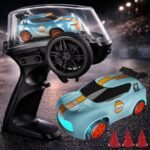 Storio Punto Mini RC Car 1:64 Scale, 2.4GHz Remote Control Car with Drift & Grip Modes, Dual Speed, LED Lights, 100m Range, Rechargeable RC Drift Car for Kids Boys Girls & Adults - Image 8