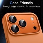 JETech Camera Lens Protector for iPhone 17 Pro, Orange, 1-Pack - Image 7