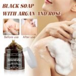 MS MAGIC SECRET Moroccan Beldi Soap – Natural Organic Black Soap for Exfoliating, Detoxifying, and Hydrating Skin – Ideal for Body Scrub, Spa & Hammam Rituals, Removes Dead Skin Cells (200 grams) - Image 3