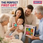 Storio Baby Products Toys 7 Pcs Rattle Set with Teathers for New Born Baby Gifts, Toy for Babies, Non-Toxic - Image 6