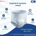 CIR Adult Diaper Pants Style | Adult Diaper Large Size (L)|Waist (90-120cm I 35" - 47") |10 hr Absorption-Protection | Unisex with Wetness Indicator | Odour Control | Goodness of Aloe Vera | 10 Units - Image 4