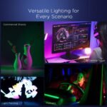 HIFFIN (VL49 RGB) 7W Portable Mini RGB LED Video Light with inbuild Battery & 360° HSI, 3000K-6000K, 8-Level Control, 9 Special FX Modes, Type-C Charging, 2hr Battery, for Photography & Videoshoots - Image 9