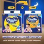 Mamypoko Pants All Night Absorb|Pant Style Baby Diapers Medium Size(M),70 Count,Ideal for 7-12Kgs|1 Diaper= Upto All Night Absorption|Wider Crisscross Sheet|Gentle Coco Care|12hr Leakage Protection - Image 2