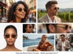 FAVELA Retro Oval Sunglasses for Women & Men | Trendy Metal Sun Glasses Classic Shades | UV400 Protection Retro Oval Sunglasses Vintage Style. - Image 9