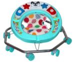 Baby Walker for Kids 6-18 Months | Musical Activity Tray | 360° Rotating Wheels | Comfortable & Foldable Walker for Boys & Girls | Early Walking Support for Babies (Grey) - Image 5