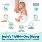 Pampers Premium Care Pant Style Baby Diapers XS 70 Count | No Marks Design | Voted India’s #1 Softest Diaper | All in 1 diaper with 360 Cottony Softness - Image 3