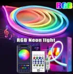 One94Store Premium Smart SMD Rope Light 5M with App & Remote Control, Music Sync RGB LED Light, 16 Million Colors, Luxury Ambient Lighting, Flexible Mood Light for Gaming Room, Bedroom, TV Backlight - Image 3
