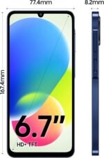 Samsung Galaxy F70e 5G (Spotlight Blue, 128 GB) (6 GB RAM) | 6000 mAh Battery | Dimensity 6300 | Octa Core Processor | 6.74" PLS LCD Display | - Image 6