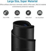 Large Desk Mouse Mat, Extended Gaming, Office Keyboard Pad, Waterproof Non-Slip Surface, Stitched Edge Anti-Fray Thick Fabric Rubber Base Mat for Home Laptop Study or Work Setup (Gaming) - Image 7