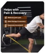 Resistance Band Ultima for Exercise, Stretching, Yoga & Home Workout, Durable Natural Latex for Strength Training, Full Body Fitness Physio & Rehab, Gym Band 2‑5kg (Yellow) - Image 5